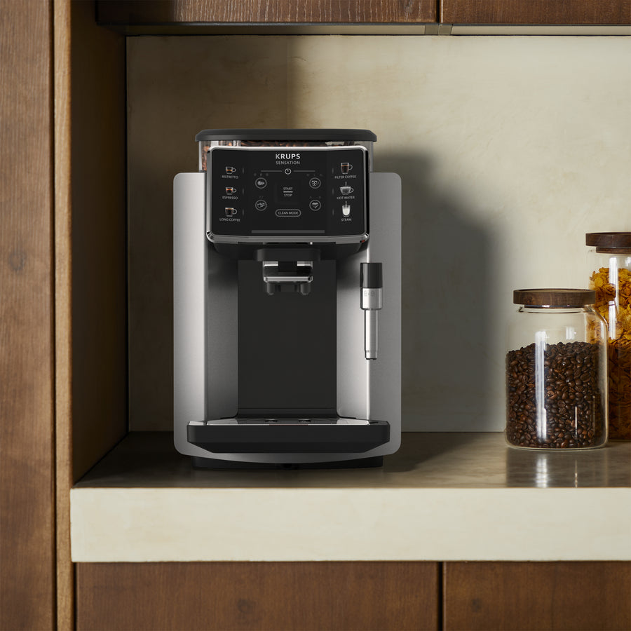 Krups Sensation Silver EA910E10 – Expresso broyeur automatique