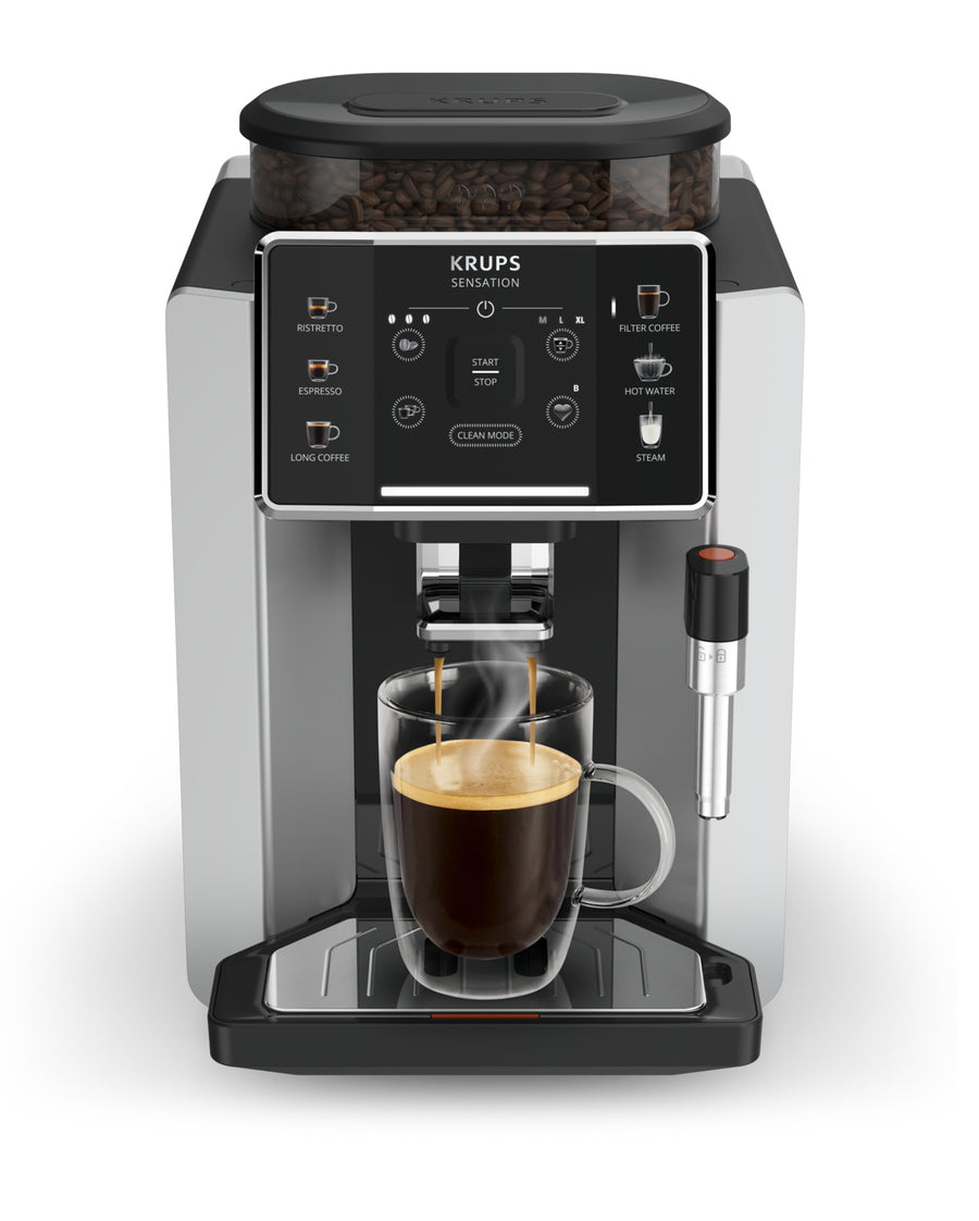 Krups Sensation Silver EA910E10 – Expresso broyeur automatique