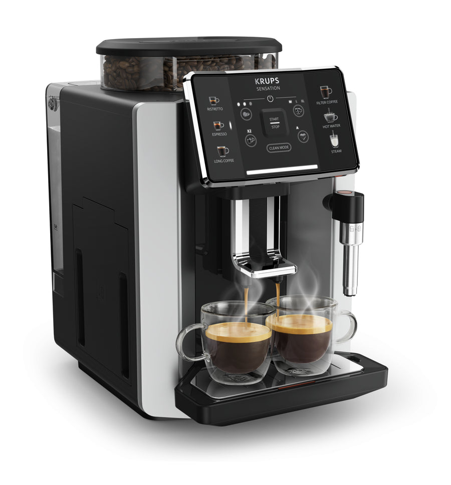 Krups Sensation Silver EA910E10 – Expresso broyeur automatique